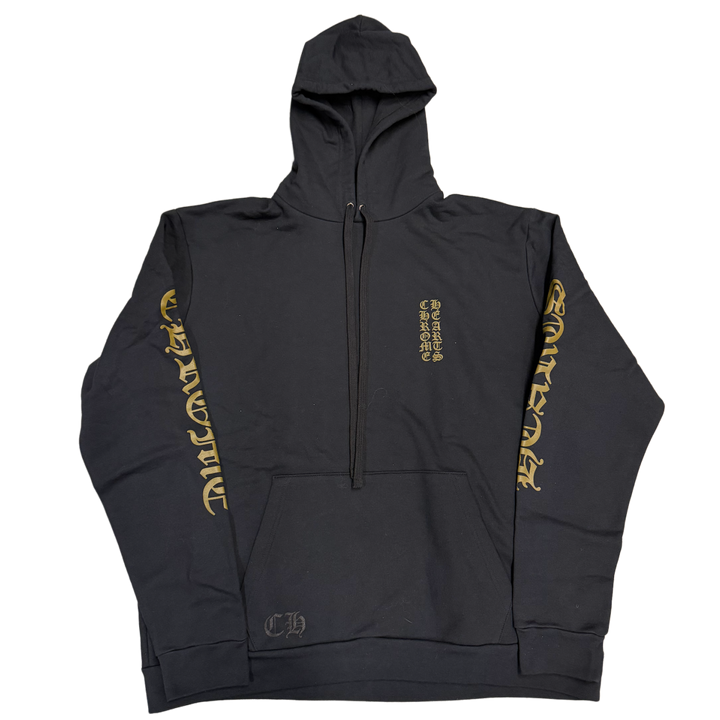 Chrome Hearts 'Olive' Vertical Logo Hoodie
