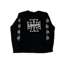Cout De La Liberte 'Black' Cross Studded Longsleeve Tee