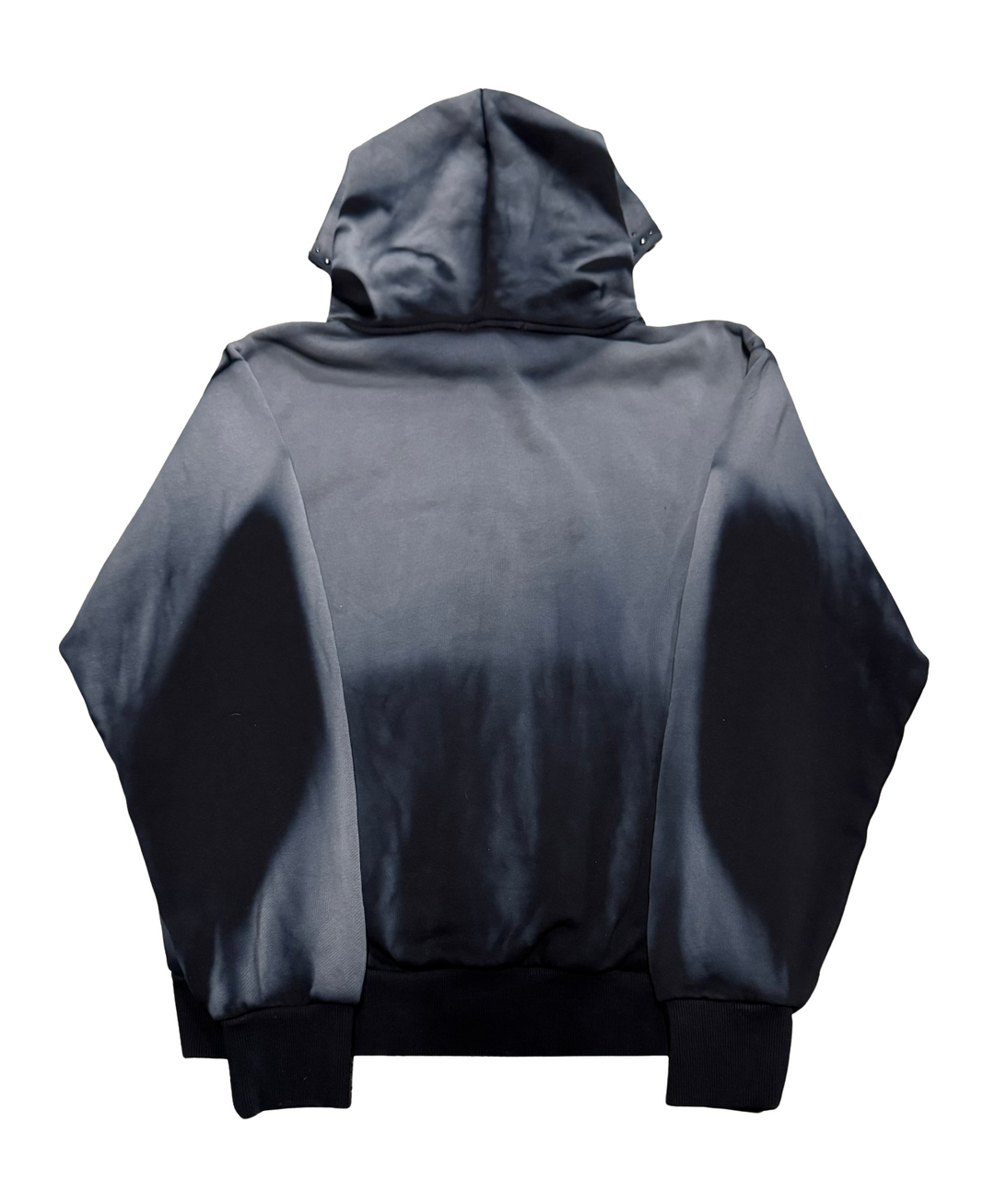 Bossi 'Faces' Vintage Rhinestone Zip Up Hoodie