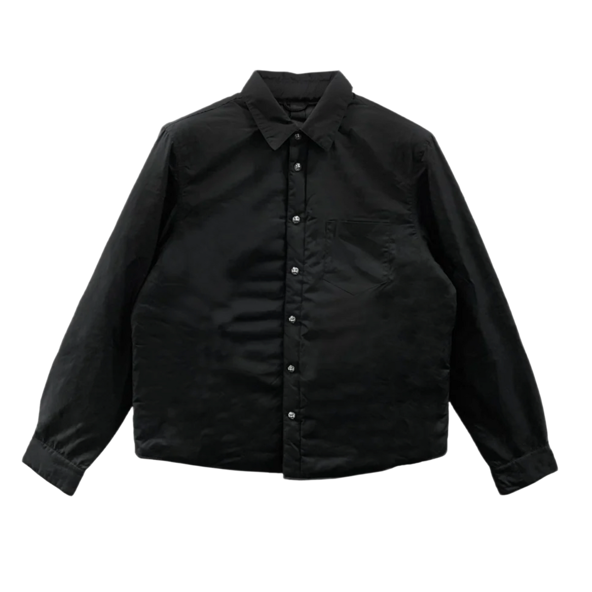 Chrome Hearts 'Black' Cross Button Down Shirt Jacket