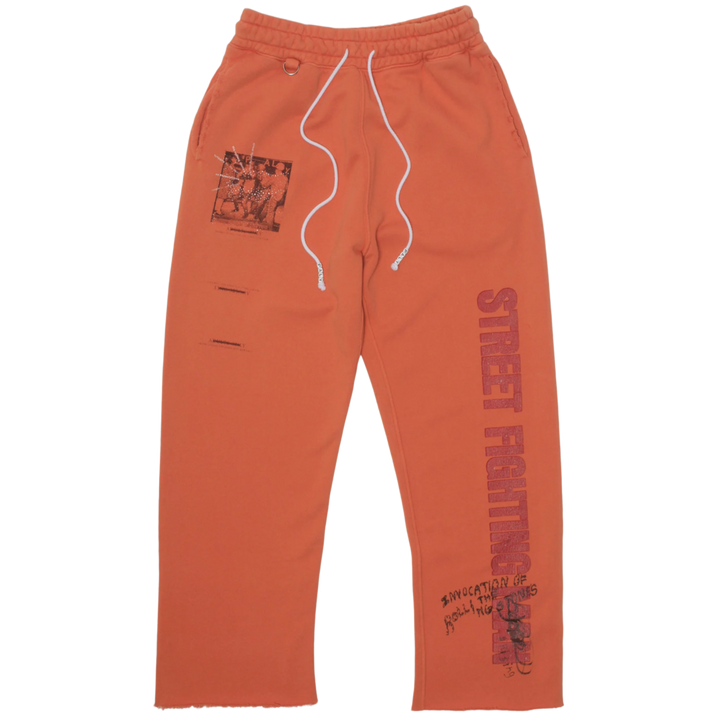 Paly Rolling Stones 'No Expectation' Orange Sweatpants