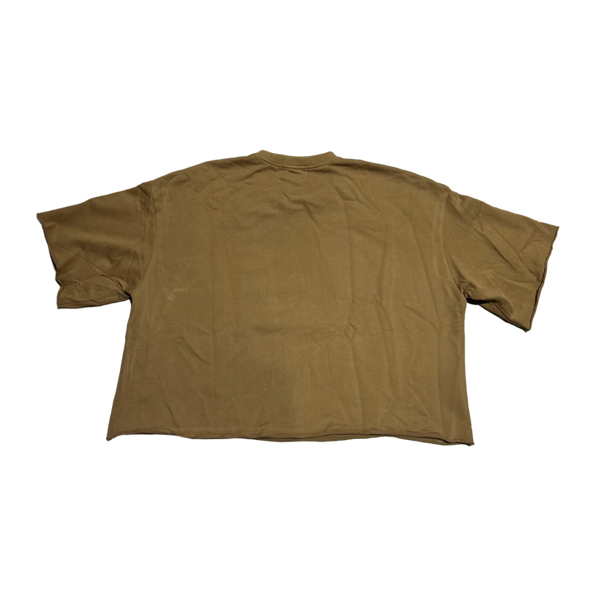 Saint Vanity 'Brown' Love Saint Cropped Crewneck