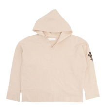 Chrome Hearts 'Leopard Cross Patch' Cream Hooded Sweater