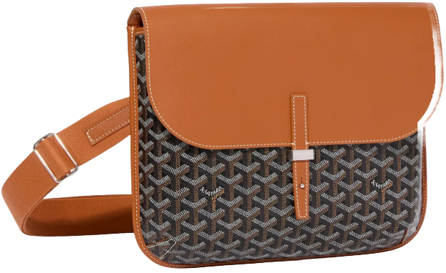 Goyard 'Black/Tan' Coursier Messenger Bag