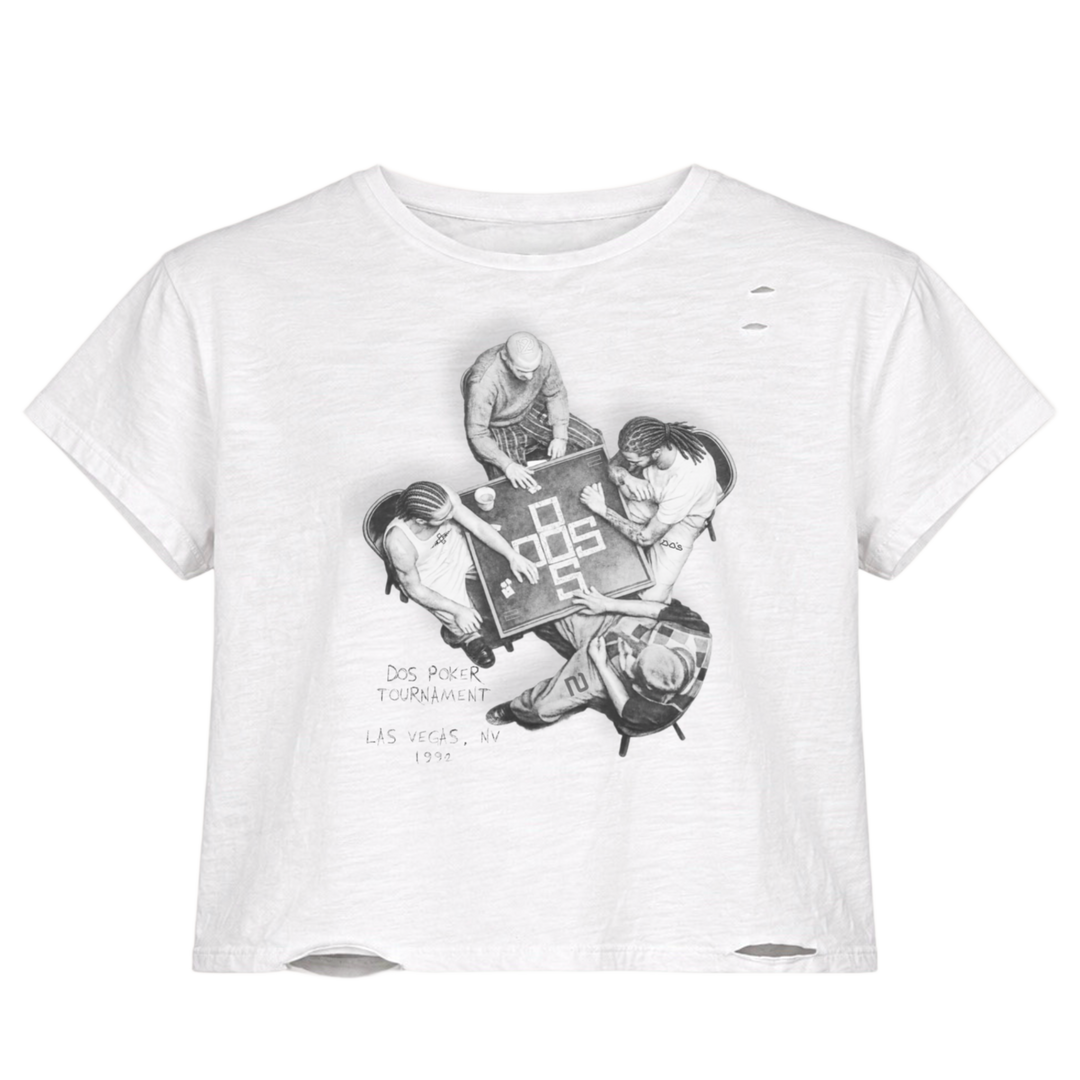 DOS 'Vegas' White Tee