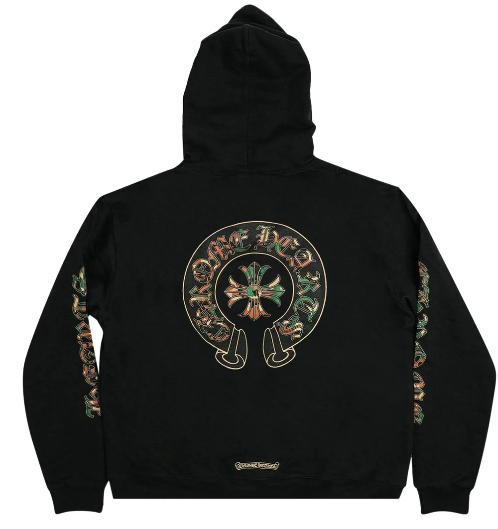 Chrome Hearts 'Black' King Taco Camo Zip Up Hoodie