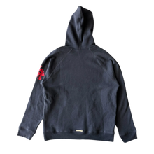 Chrome Hearts 'Red Paper Jam' Shoulder Cross Navy Hoodie