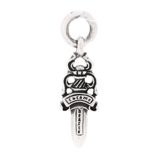 Chrome Hearts #5 Silver 'Dagger' Mini Charm Pendant