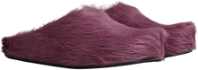 Marni 'Prune Violet' Sabot Slippers