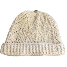 Chrome Hearts 'Oatmeal' Cross Patch Knit Beanie