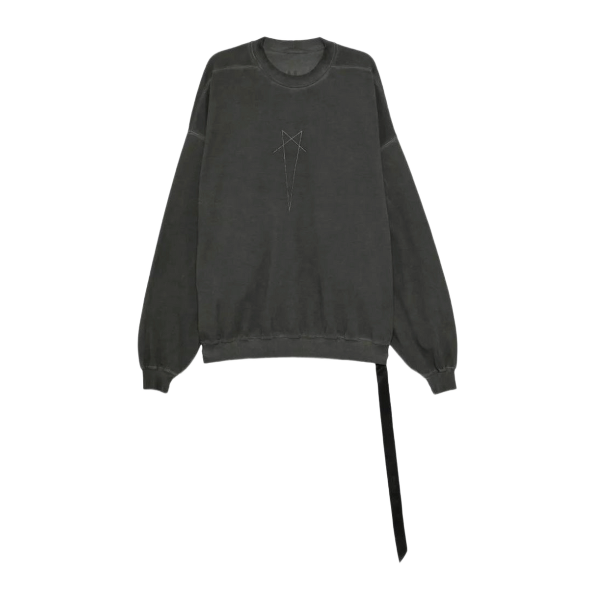 Rick Owens DRKSHDW 'Faded Black' Hun Crewneck