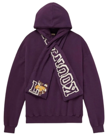 Kapital 'Kesa' Purple Scarf Hoodie