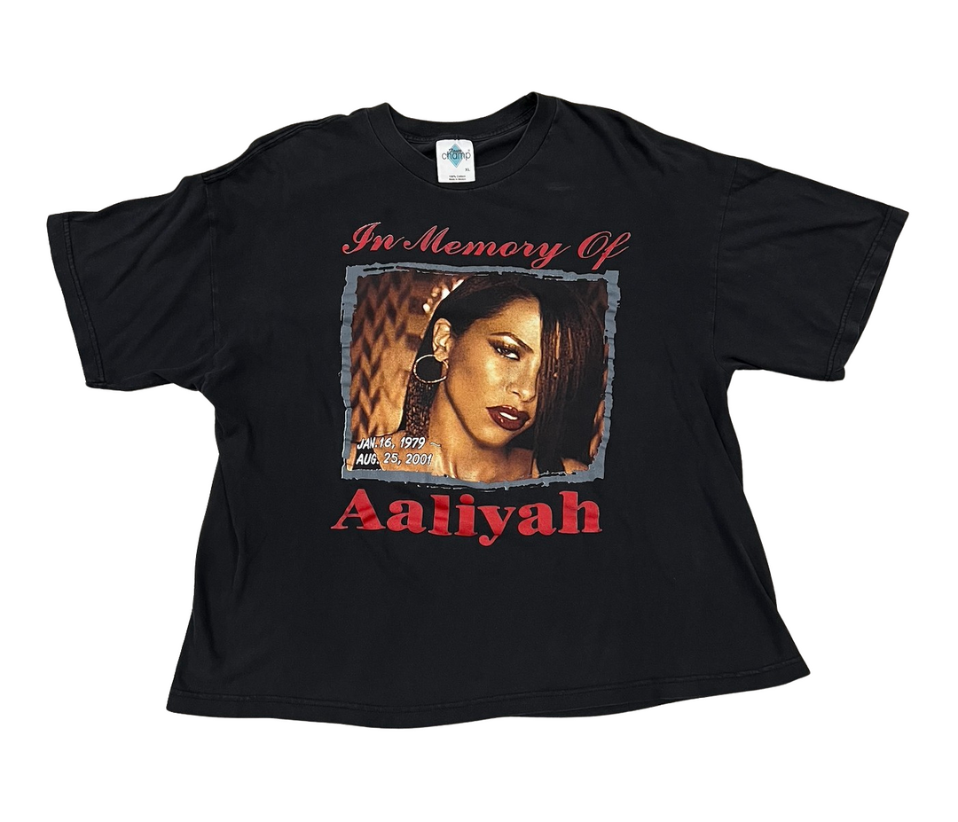 Aaliyah 'Memorial' Vintage Tee
