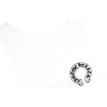 Chrome Hearts 'White' T Bar Horseshoe Cross Tank Top