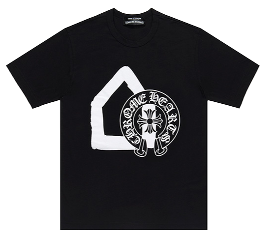 Chrome Hearts x DSM CDG 'Logo' Black Tee