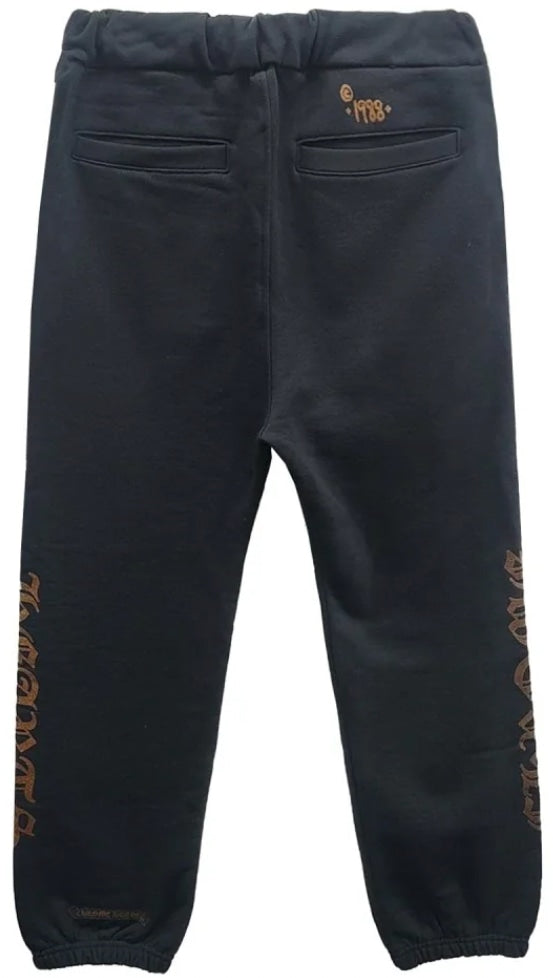Chrome Hearts 'Brown Glitter' 1988 Black Sweatpants