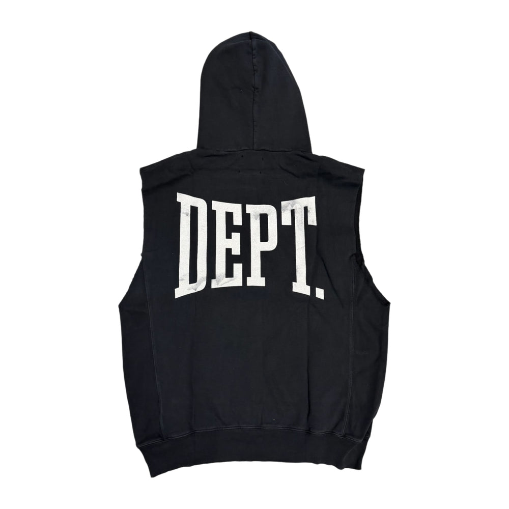 Gallery Dept. 'Black' Cutoff Hoodie