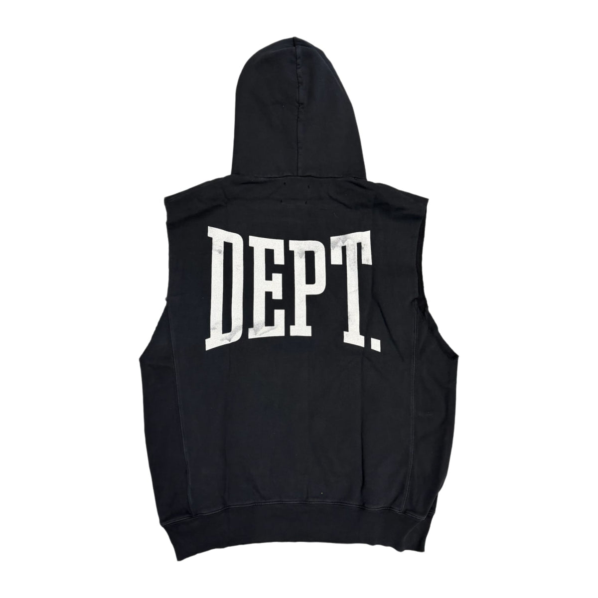 Gallery Dept. 'Black' Cutoff Hoodie