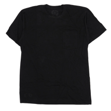 Chrome Hearts 'Black' Cannes Tonal Neck Logo Pocket Tee