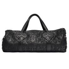 Chrome Hearts 'Black Flooded Cross' Leather Duffle Bag