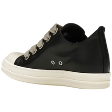 Rick Owens Black 'Jumbo Lace' Low Sneakers