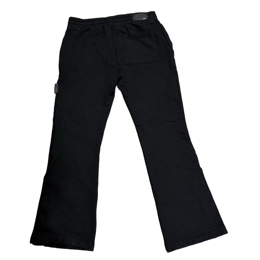 Amiri 'Black' Cotton Zipper Pocket Sweatpants