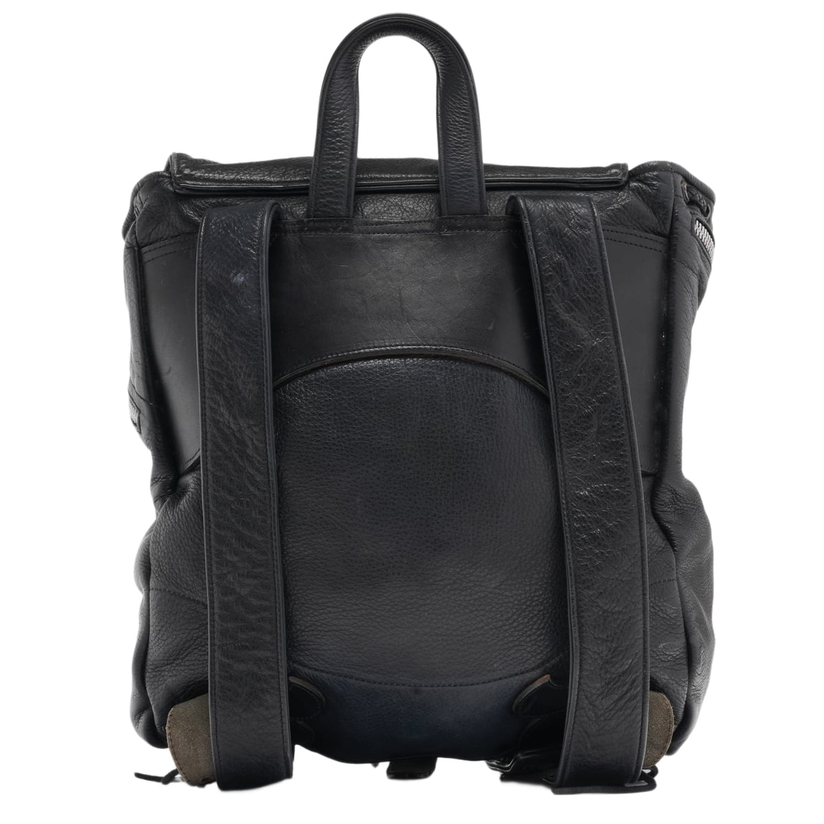 Chrome Hearts 'Black' Fleur Gunslinger Leather Backpack