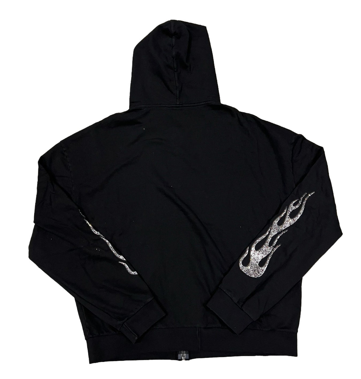 Bossi 'Black and White' Rhinestone Zip-Up