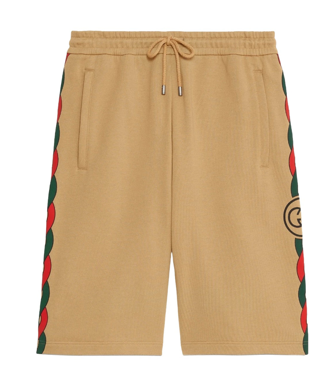 Gucci 'Interlock Logo' Tan Shorts