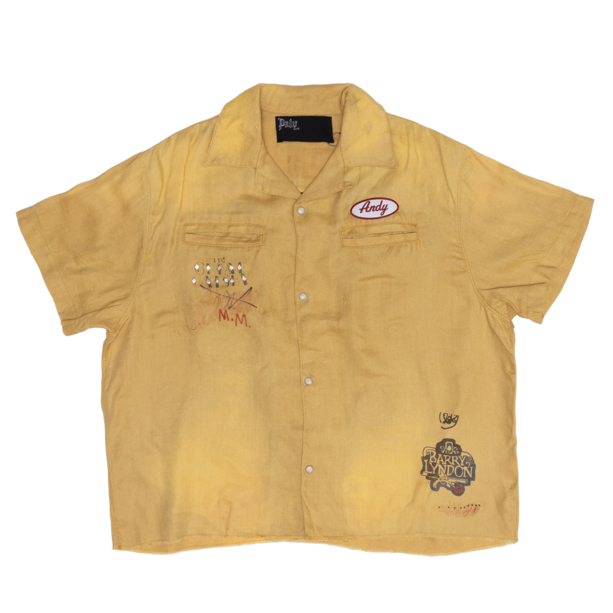 Paly 'Montauk' Yellow Bowling Shirt