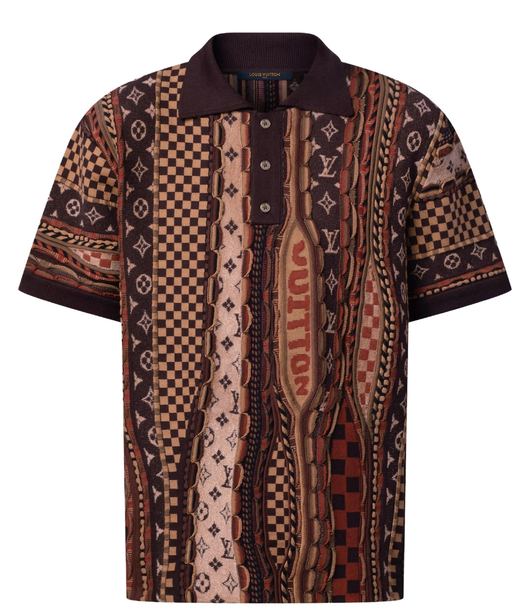 Louis Vuitton 'Brown Knit' Shirt 