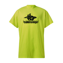Balenciaga 'Layered Logo' Yellow Tee