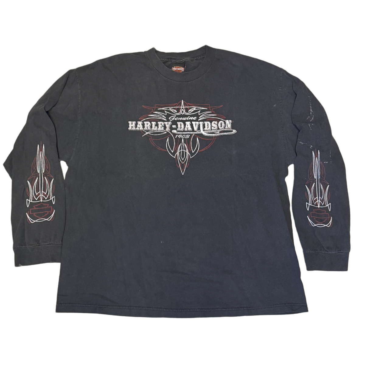 Harley Davidson 'Los Angeles' Black Longsleeve Tee