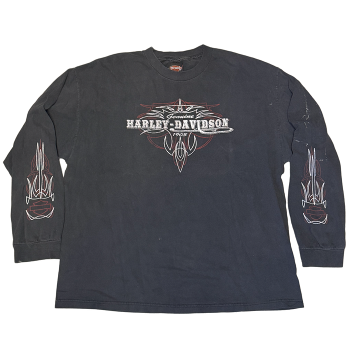 Harley Davidson 'Los Angeles' Black Longsleeve Tee