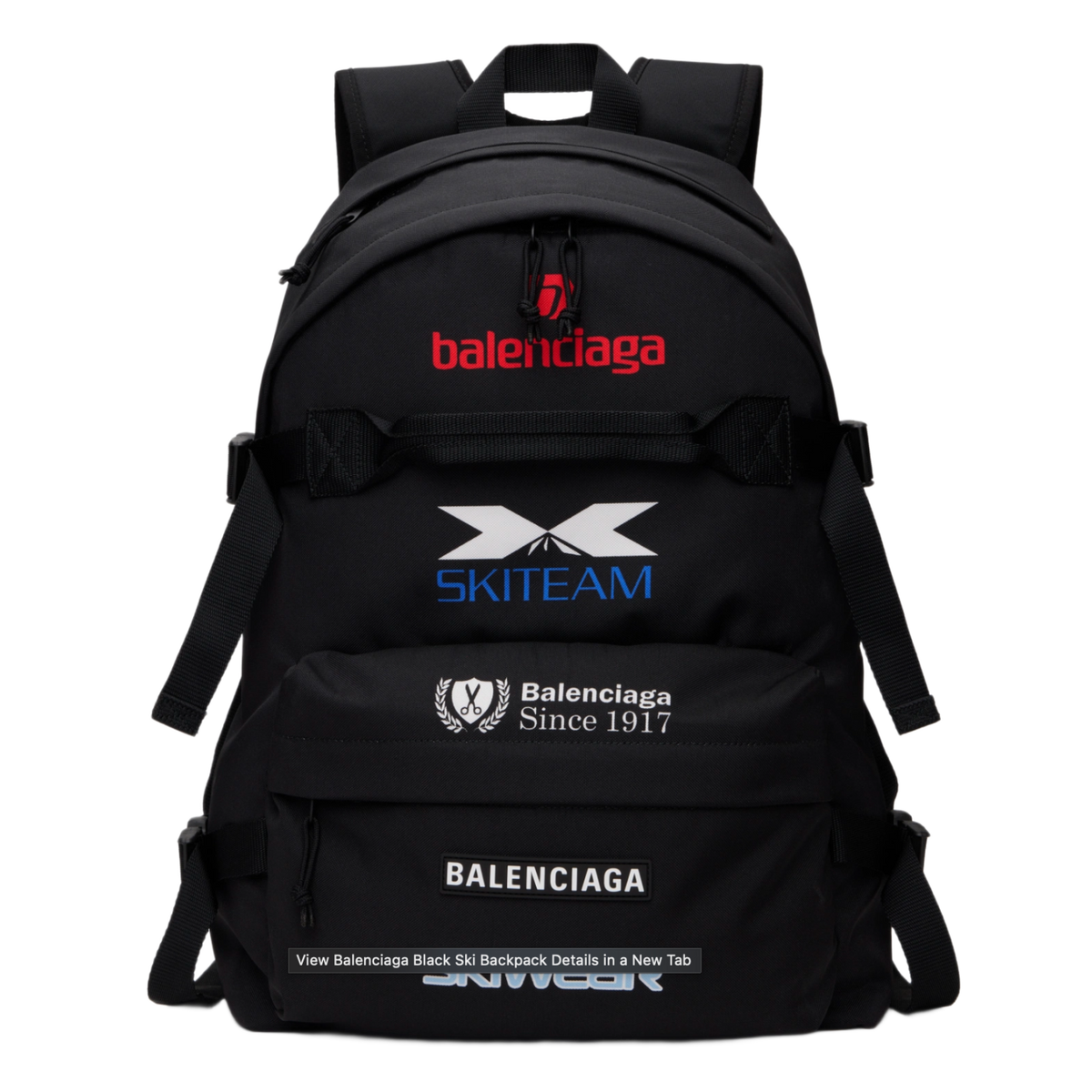 Balenciaga 'Black' Ski Backpack