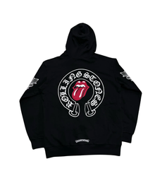 Chrome Hearts 'Red' Rolling Stones Zip Up Hoodie