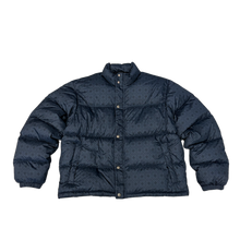 Chrome Hearts 'Navy' Monogram Print Puffer Jacket