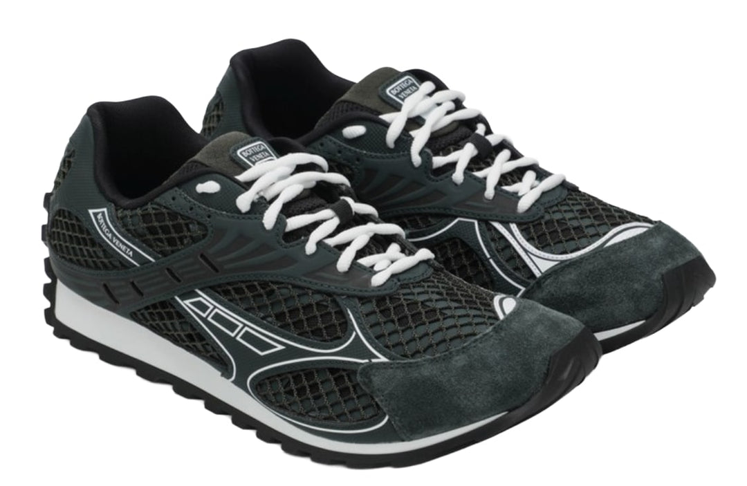 Bottega Veneta Orbit Dark Green/Black Sneakers