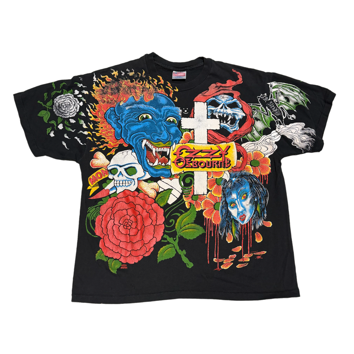 Ozzy Osbourne 'Tattoo AOP' Vintage Tee