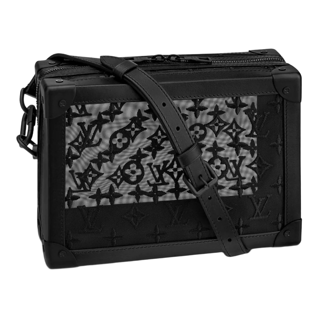 Louis Vuitton Soft Trunk Monogram Mesh Black