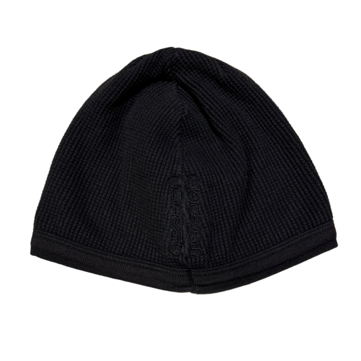 Chrome Hearts 'Floral Cross' Black Skull Cap Beanie