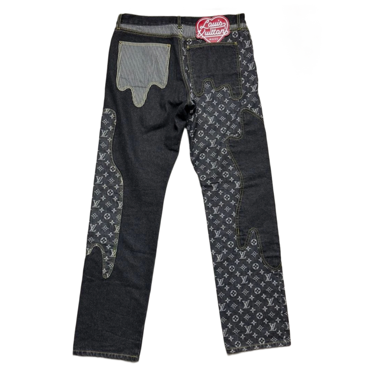 Louis Vuitton x Nigo Monogram Crazy Denim Jeans