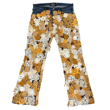 Earthling VIP "Poetic Lust" Crochet Lace Multicolor Jeans