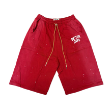 Better Days 'Red Painted' 3/4 Shorts