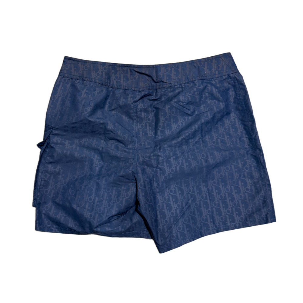Dior 'Navy' Oblique Swim Shorts