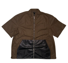 Chrome Hearts 'Brown' Leather Pocket Zip Shirt