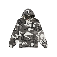 Supreme Satin Applique Hooded Sweatshirt (SS26) Snow Camo