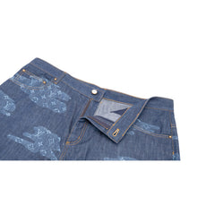Louis Vuitton x Nigo Monogram Chambray Shorts Indigo