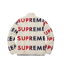 Supreme 'Beige' Reversible Logo Fleece Jacket
