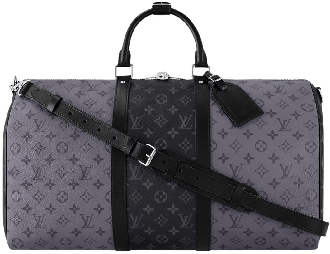 Louis Vuitton 'Keepall Bandouliere 50' Eclipse Reverse Duffle